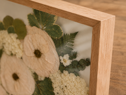 Custom Floral Preservation Frame