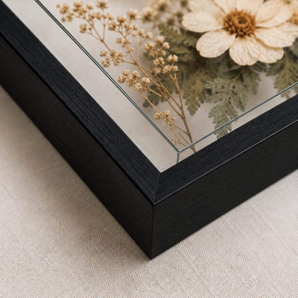 Custom Floral Preservation Frame